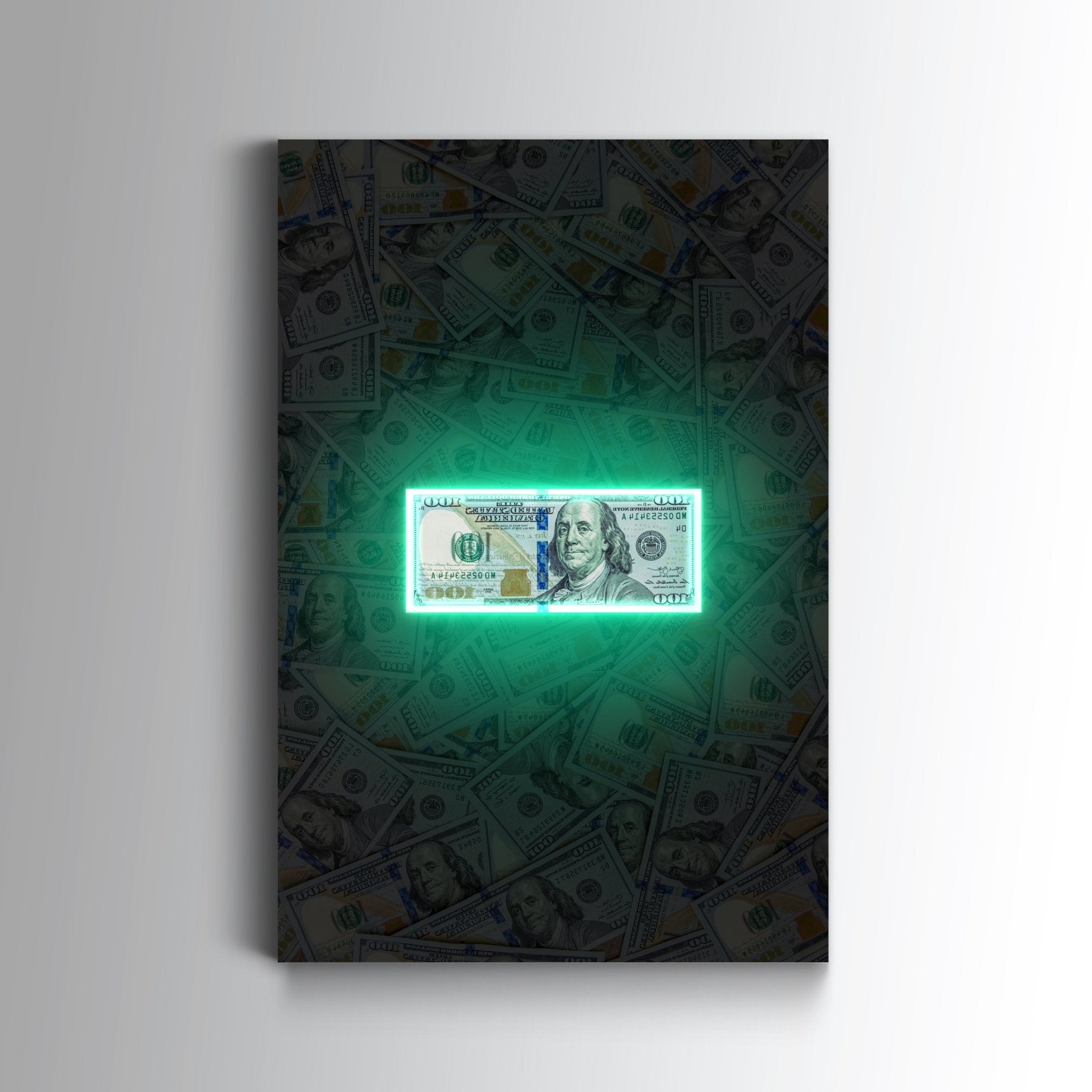 Neon Currency - Glas - Gallery Empire