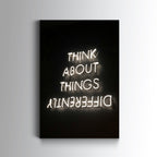 Think About Things Differently - Glas - Gallery Empire